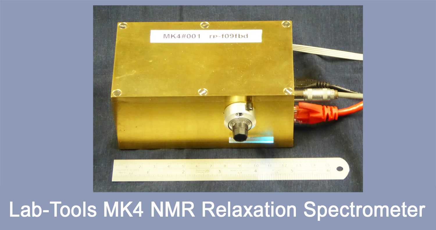 Precision highly compact Lab-Tools MK4 NMR Relaxation Spectrometer.